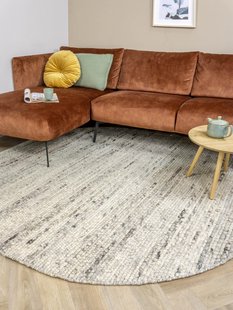 MOMO Rugs - Vloerkleed Stone Brown Rond (outlet) - 200 rond