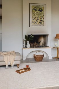 Laura Ashley - Laagpolig Vloerkleed van | Coleby petals Ivory cream -