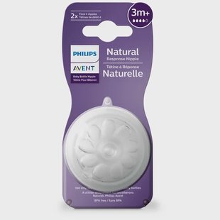 Philips Avent Natural Flesspeen 3M+