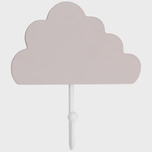 Prénatal kapstokhaakje wolk wit