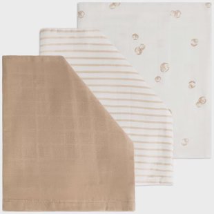 Prénatal hydrofiel washandjes 3 stuks