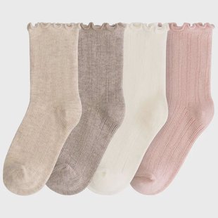 Prénatal kinder sokken rib 4 paar