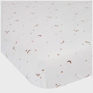 Prénatal wieg hoeslaken Ster en Maan