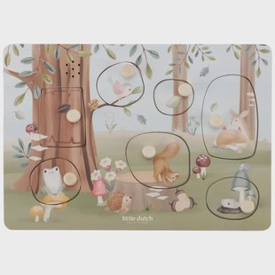 Little Dutch Geluidenpuzzel hout Forest Friends