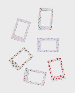 HEMA Magnetische fotoframes confetti - 6 stuks
