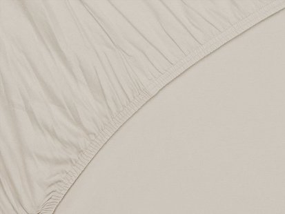 Yumeko Kinderhoeslaken jersey sunrise white 100% regeneratief biologisch katoen, jersey katoen (gebreid)