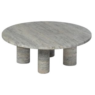 Blomus Volos Salontafel&Oslash;75 Silver Travertine
