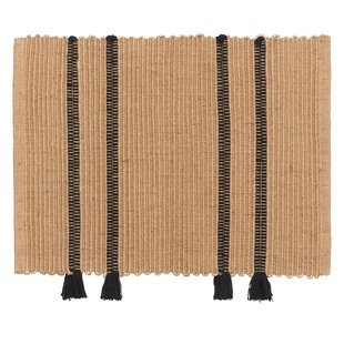 Broste Copenhagen Ezra Deurmat 50x70 Natural/Black