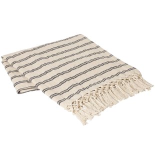 Broste Copenhagen Elly Plaid 130x160 Black/Natural