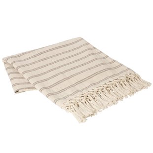 Broste Copenhagen Elly Plaid 130x160 Fungi Grey/Natural