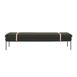 Ferm Living Turn Daybed Bank Wool Donkergroen