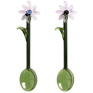 &amp;klevering Flora Lepels Set Van 2 Pink