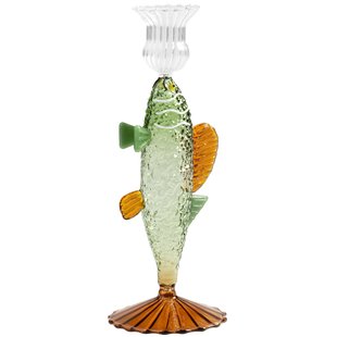 &amp;klevering Fish Kandelaar Green