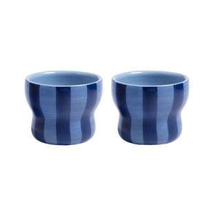 &amp;klevering Circus Espresso Mok Set Van 2 Blauw