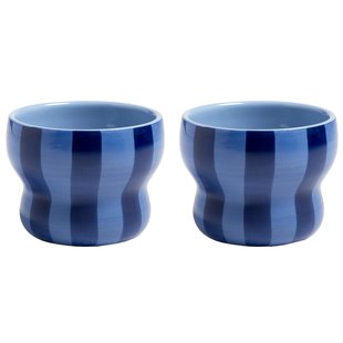 &amp;klevering Circus Koffie Mok Set Van 2 Blauw