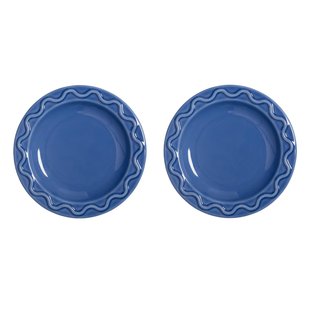 &amp;klevering Mochi Ontbijtbord&Oslash;17,5 Set Van 2 Blue
