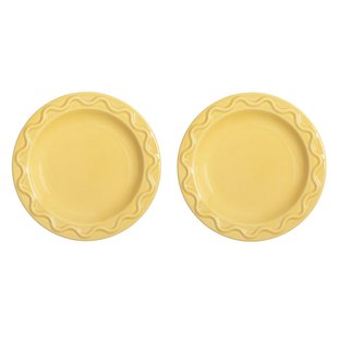 &amp;klevering Mochi Ontbijtbord&Oslash;17,5 Set Van 2 Yellow