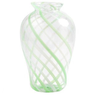 &amp;klevering Yogu Vaas Spiral Groen