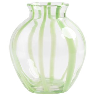 &amp;klevering Yogu Vaas Stripe Groen