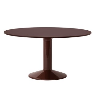 Muuto Midst Eettafel&Oslash;140 Donkerrood Onderstel Donkerrood Linoleum