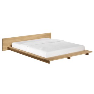 Objekte Unserer Tage FARO Bed M Met Hoofdbord 160x200 Massief Eiken Gewaxt