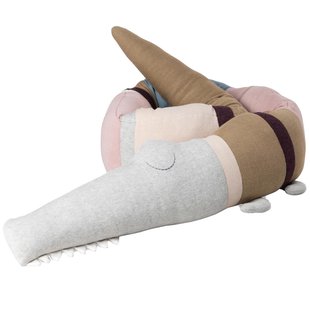 Sebra Sleepy Croc Krokodil Knuffel Gebreid Powder Rose Mix