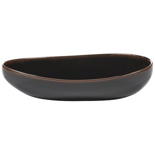 Serax Out Of Lines By Uncharted Serveerschaal 36x17 Black Brown