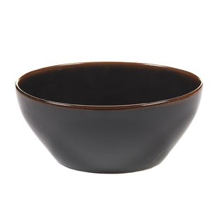 Serax Out Of Lines By Uncharted Saladeschaal 22x25 Black Brown