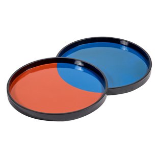 Serax Yo-Yo By Bob Verhelst Dienblad 40x65 Red/Blue