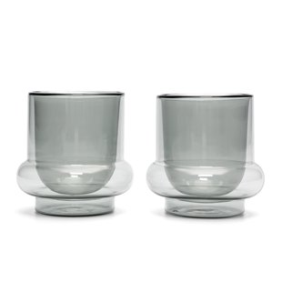 Tom Dixon Bump Koffie Mok Set Van 2 Grijs