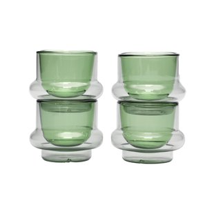 Tom Dixon Bump Espresso Mok Set Van 4 Groen