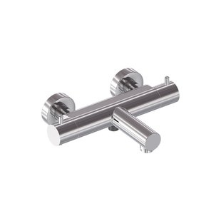 Badthermostaat MAY Opbouw Met Vaste Uitloop Chroom