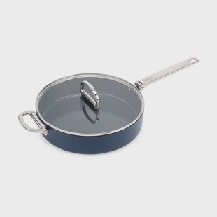 Joseph Joseph Space non stick steelpan met deksel Ø28 cm Blauw