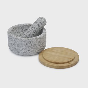 Joseph Joseph Dash mortel Ø15,5 cm Granit-bamboe