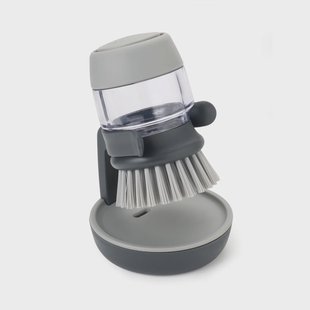 Joseph Joseph Palm afwasborstel 13,5 cm Grijs