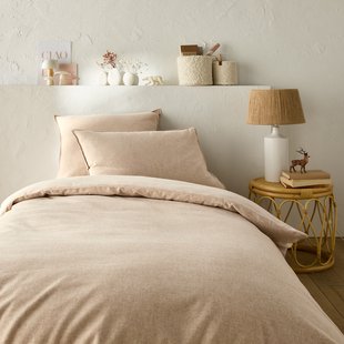 Dekbedovertrek in flanel katoen, Clara