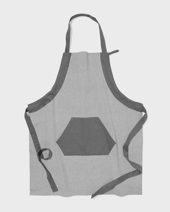 HEMA Schort katoen grijs (lichtgrijs)