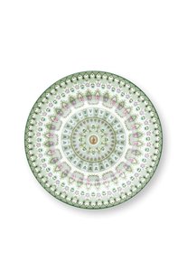Pip Studio Gebaksbord Lily&Lotus Moon Delight Licht Groen 17cm