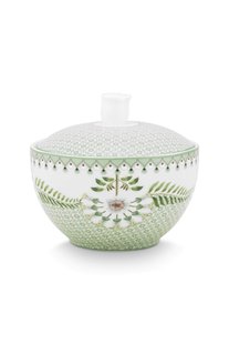 Pip Studio Suikerpot Lily&Lotus Tegels Licht Groen