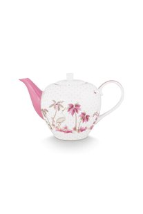 Pip Studio Theepot Jolie Stippen Goud Roze Pip Studio Theepot Jolie Stippen Goud Roze