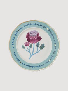 Handgemaakt dinerbord Botanica van porselein