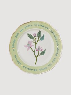 Handgemaakt dinerbord Botanica van porselein