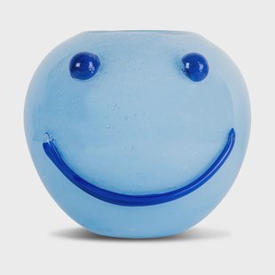 Byon Happy vaas 25 cm Blauw