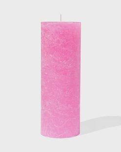 HEMA Rustieke kaarsen donkerroze (donkerroze)