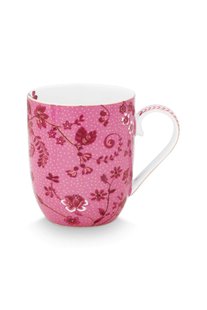 Pip Studio Mok Klein Jolie Bloemen Roze