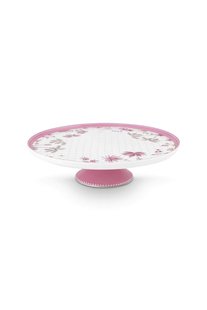 Pip Studio Taartplateau Klein Jolie Stippen Goud Roze Pip Studio Taartplateau Klein Jolie Stippen Goud Roze