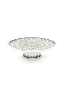Pip Studio Taartplateau Klein Lily&Lotus Moon Delight Licht Groen