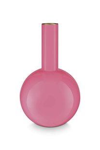 Pip Studio Metalen Vaas Medium Roze 33cm