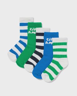 HEMA Kindersokken ciao amici - 5 paar groen (groen)