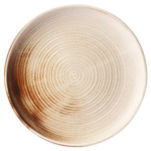 HKliving Chef Ceramic Dinerbord&Oslash;26 Rustic Cream/Brown